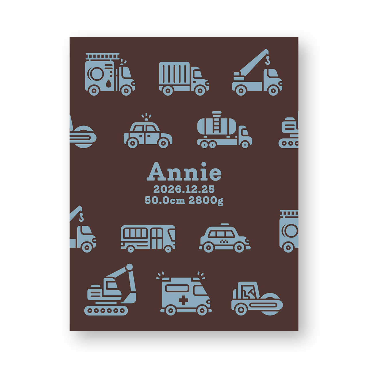 [はたらくくるま]AnniversaryBlanket オーガニック