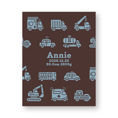 [はたらくくるま]AnniversaryBlanket オーガニック