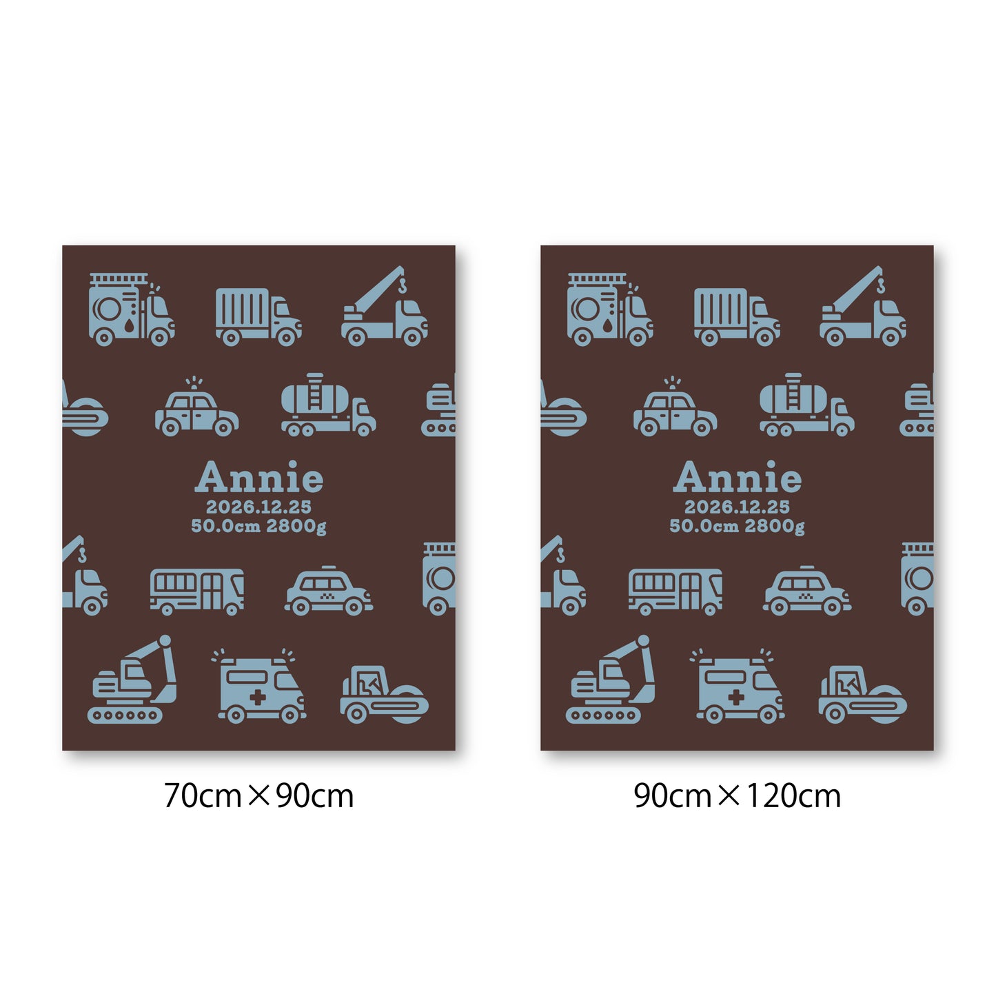 [はたらくくるま]AnniversaryBlanket オーガニック