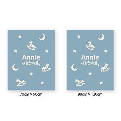 [木馬ゆめかわ]AnniversaryBlanket オーガニック