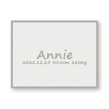 [ネーム]AnniversaryBlanketオーガニック