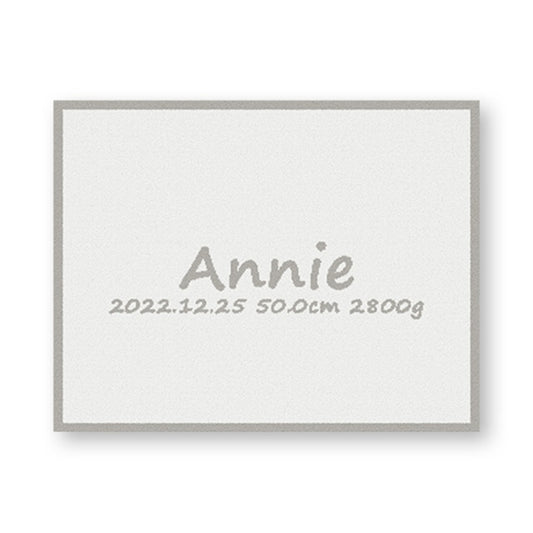 [ネーム]AnniversaryBlanketオーガニック