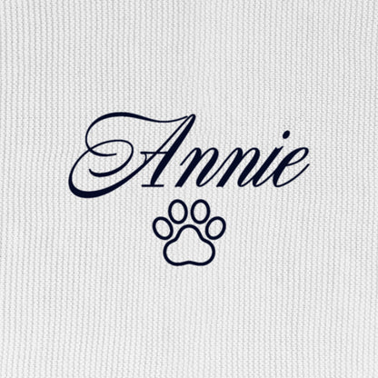 [FunFun]刺繍のフリルブランケット