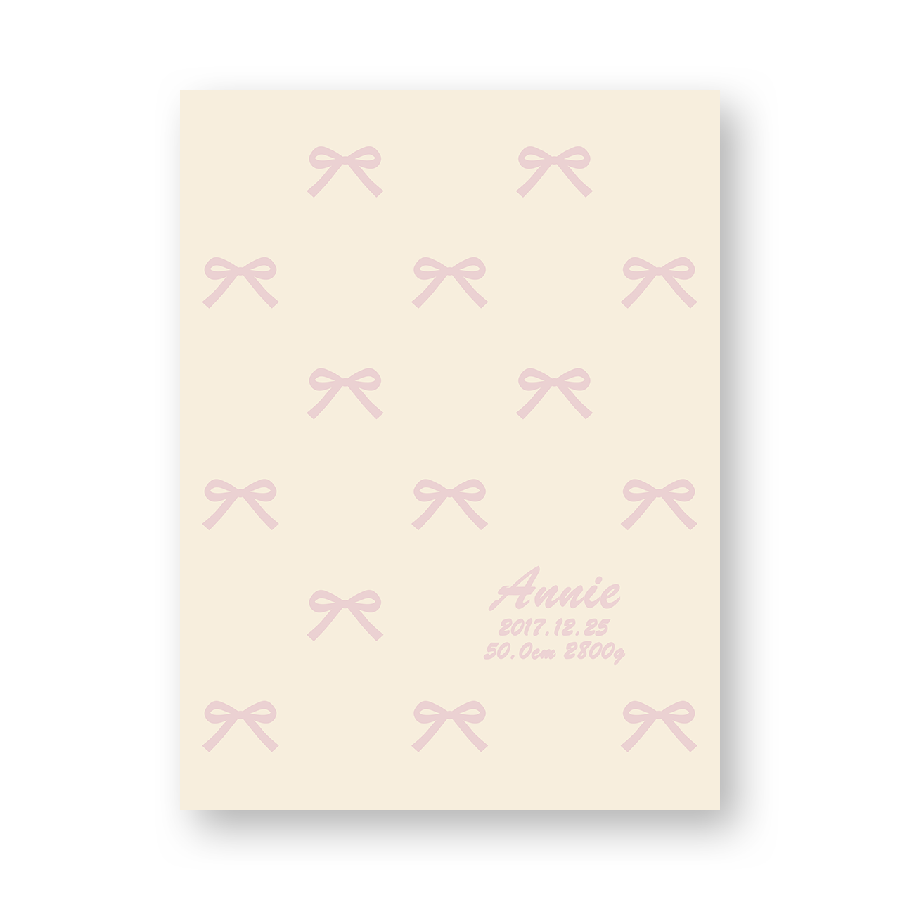 [Ribbon]AnniversaryBlanket オーガニック 90cm×120cm
