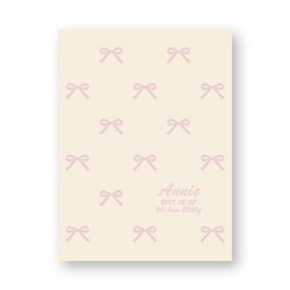 [Ribbon]AnniversaryBlanket オーガニック 90cm×120cm