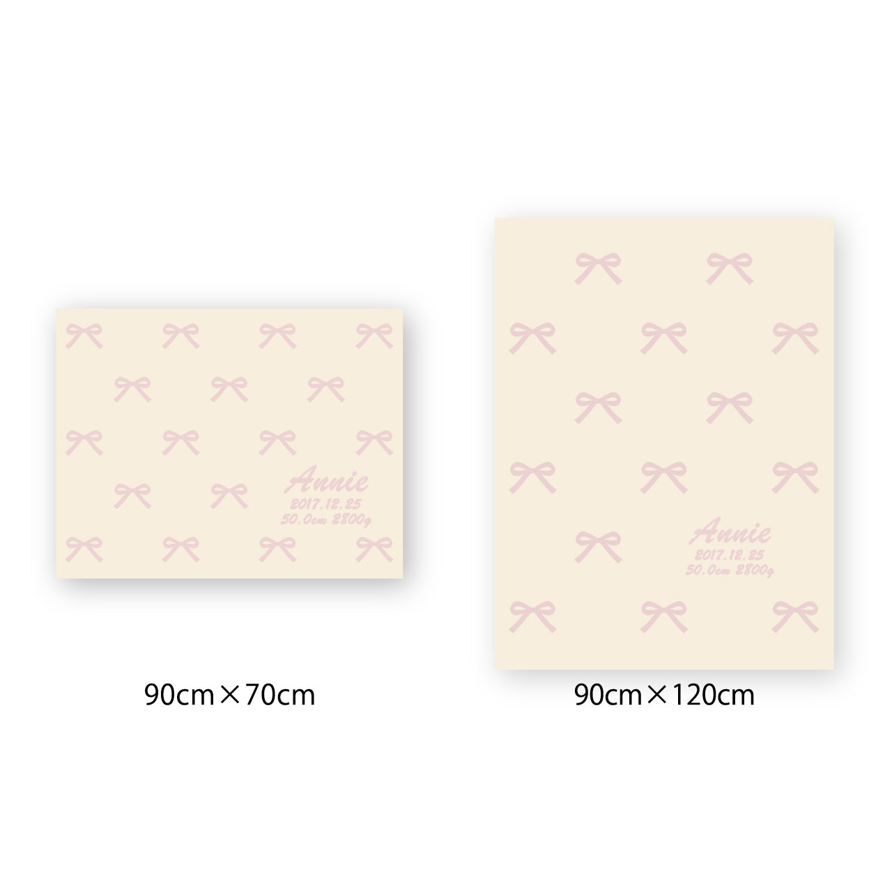 [Ribbon]AnniversaryBlanket オーガニック 90cm×120cm