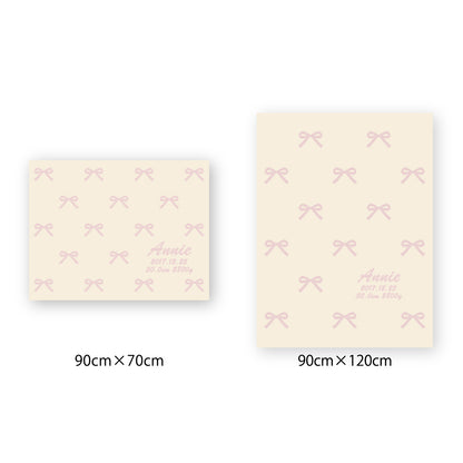 [Ribbon]AnniversaryBlanket オーガニック 90cm×120cm