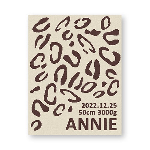 [レオパード]AnniversaryBlanket オーガニック