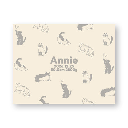 [ねこ]AnniversaryBlanket オーガニック