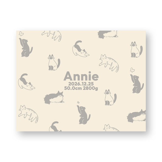 [ねこ]AnniversaryBlanket オーガニック