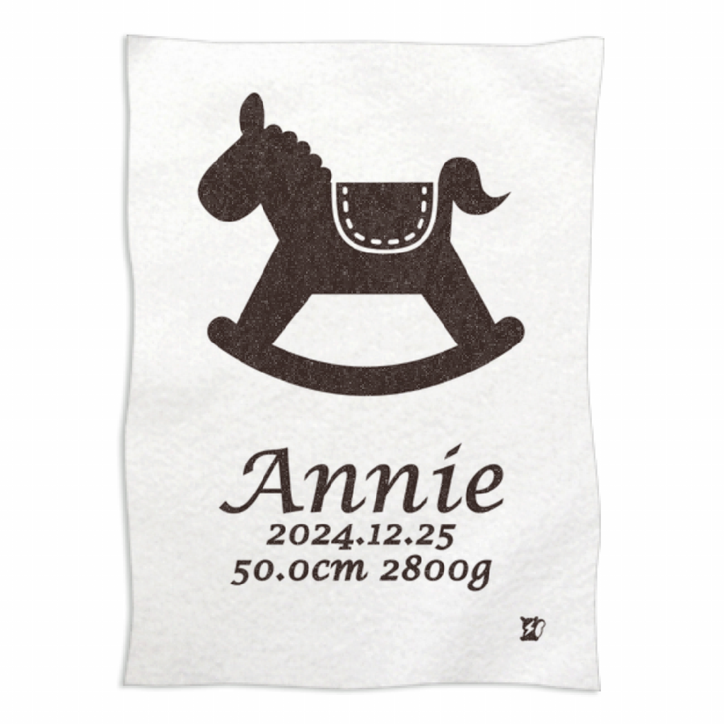 [rockinghorse]AnniversaryBlanket プリント
